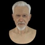 PROP FOR COSPLAY & HALLOWEEN William ULTRA REALISTIC SILICONE MASK - FULL HEAD MALE